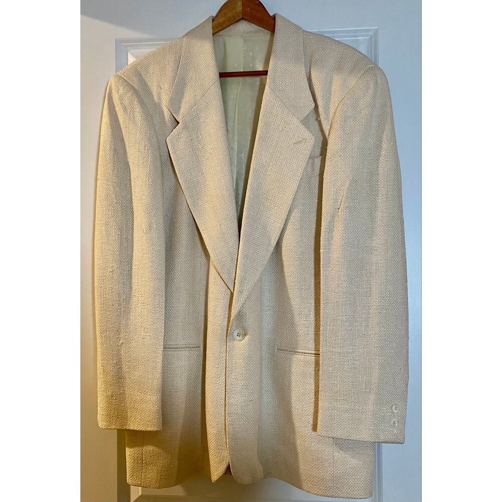 Vintage Emil Rutenberg Hand-Woven Silk Sport Coat - Size 40